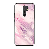 Diamond Pink Gradient Redmi 9 prime Glass Back Cover Online