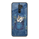 Kitty In Pocket Redmi 9 prime Glass Back Cover Online