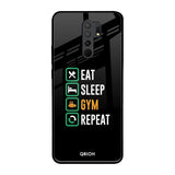 Daily Routine Redmi 9 prime Glass Back Cover Online