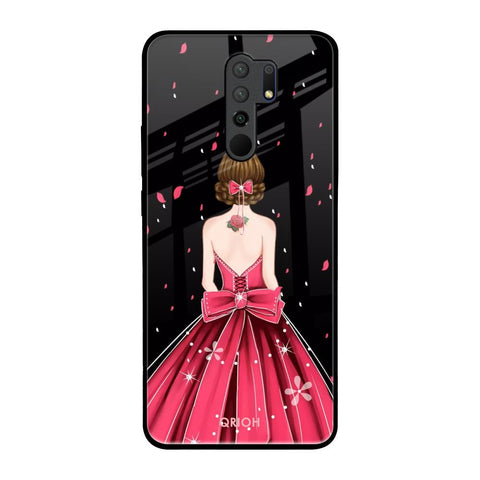 Fashion Princess Redmi 9 prime Glass Back Cover Online