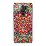 Elegant Mandala Redmi 9 prime Glass Back Cover Online