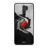 Japanese Art Redmi 9 prime Glass Back Cover Online
