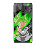 Anime Green Splash Redmi 9 prime Glass Back Cover Online