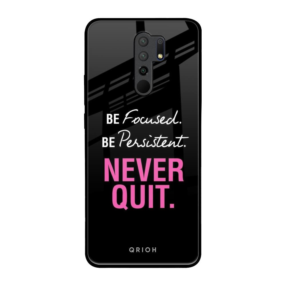 Be Focused Redmi 9 prime Glass Back Cover Online