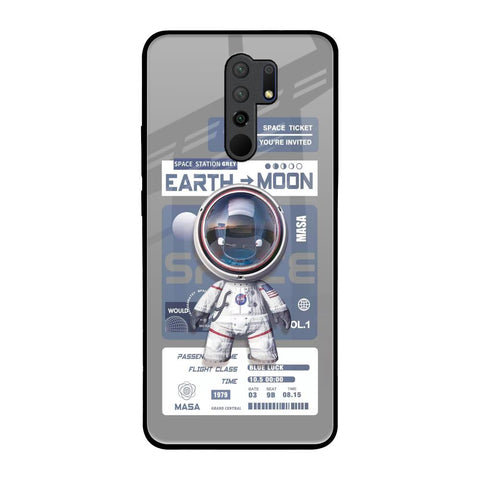 Space Flight Pass Redmi 9 prime Glass Back Cover Online