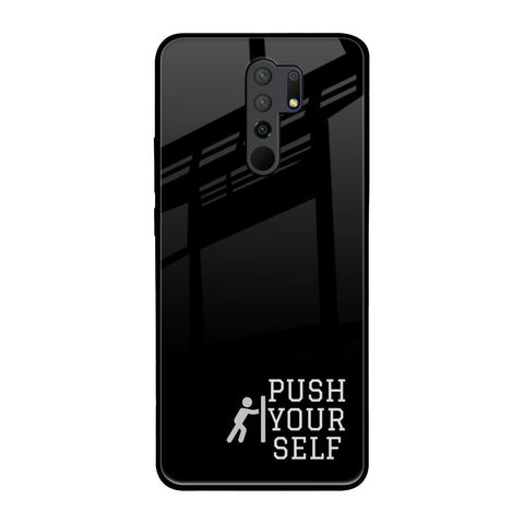 Push Your Self Redmi 9 prime Glass Back Cover Online