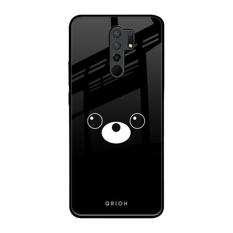 Cute Bear Redmi 9 prime Glass Back Cover Online