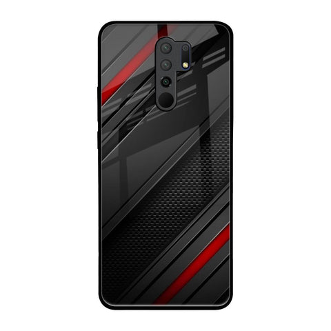 Modern Abstract Redmi 9 prime Glass Back Cover Online