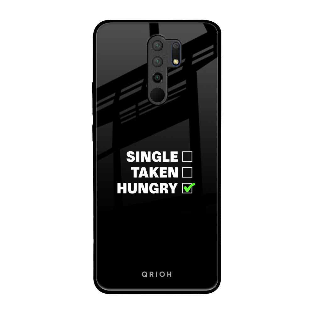 Hungry Redmi 9 prime Glass Back Cover Online