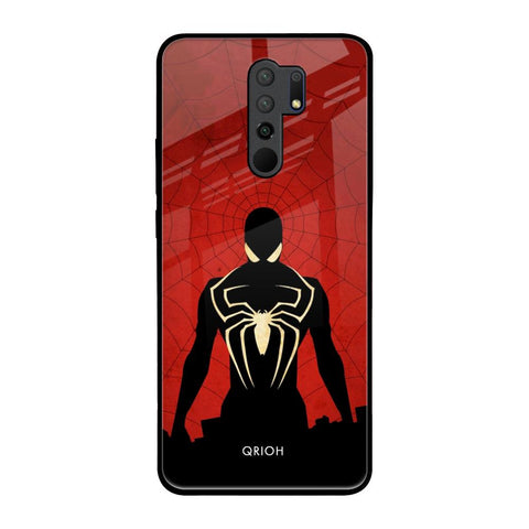 Mighty Superhero Redmi 9 prime Glass Back Cover Online
