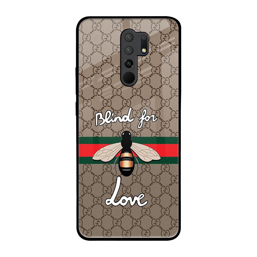 Blind For Love Redmi 9 prime Glass Back Cover Online