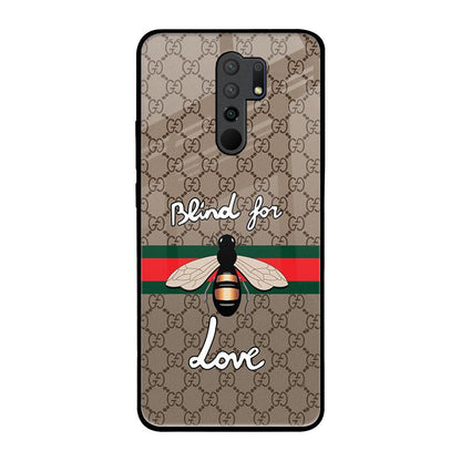 Blind For Love Redmi 9 prime Glass Back Cover Online