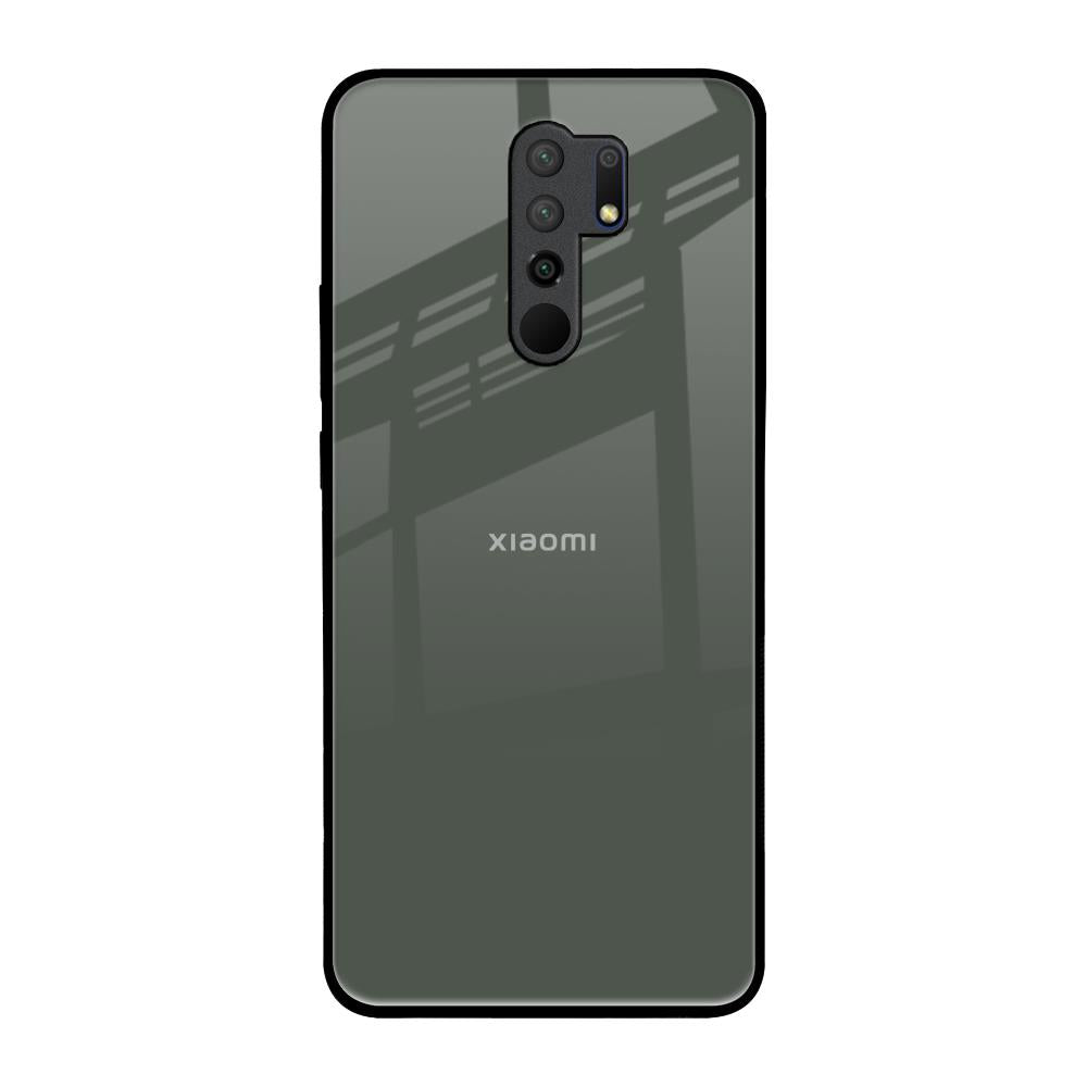 Charcoal Redmi 9 prime Glass Back Cover Online