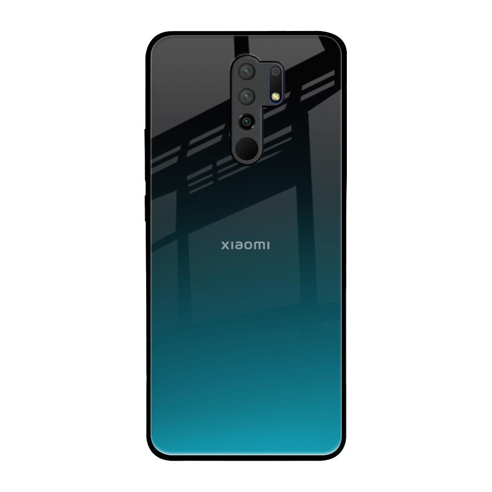 Ultramarine Redmi 9 prime Glass Back Cover Online