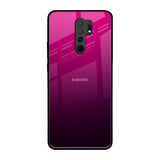 Purple Ombre Pattern Redmi 9 prime Glass Back Cover Online