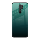 Palm Green Redmi 9 prime Glass Back Cover Online