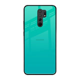 Cuba Blue Redmi 9 prime Glass Back Cover Online