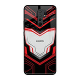 Quantum Suit Redmi 9 prime Glass Back Cover Online