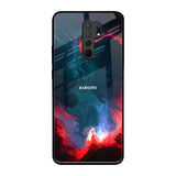 Brush Art Redmi 9 prime Glass Back Cover Online