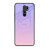 Lavender Gradient Redmi 9 prime Glass Back Cover Online