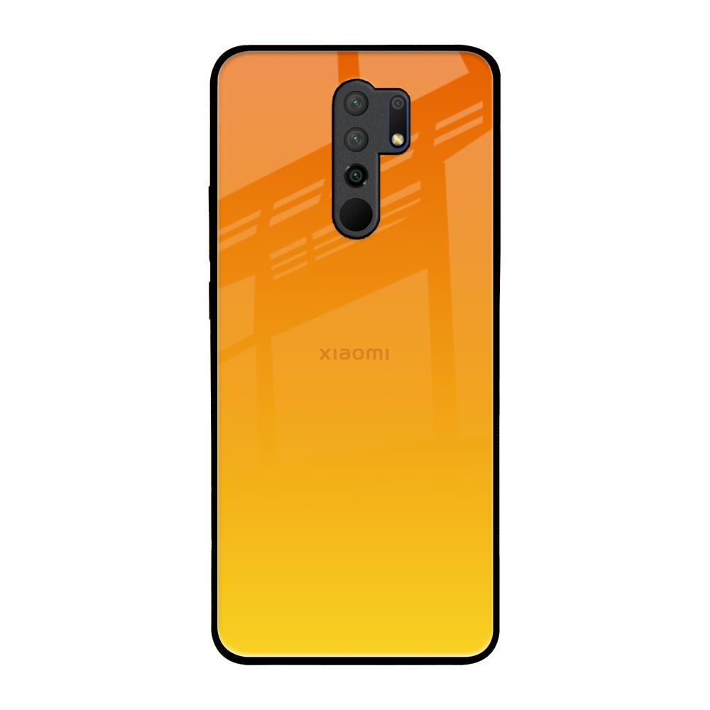 Sunset Redmi 9 prime Glass Back Cover Online