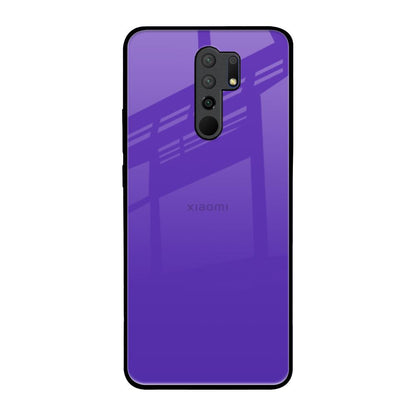 Amethyst Purple Redmi 9 prime Glass Back Cover Online