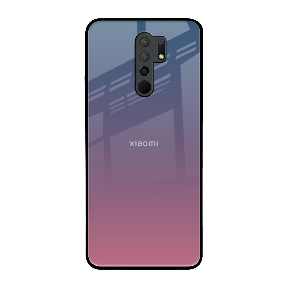 Pastel Gradient Redmi 9 prime Glass Back Cover Online