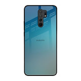 Sea Theme Gradient Redmi 9 prime Glass Back Cover Online