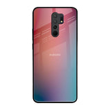 Dusty Multi Gradient Redmi 9 prime Glass Back Cover Online