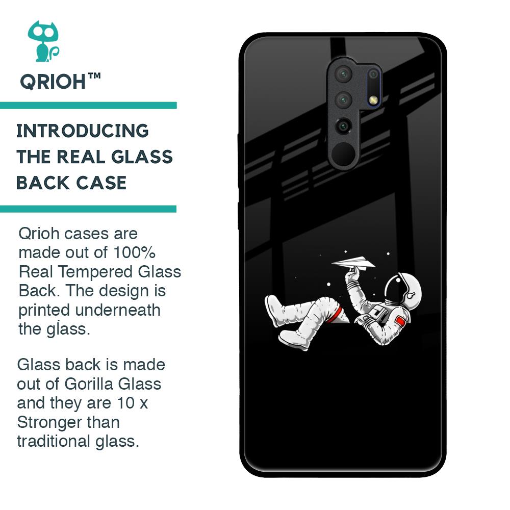 Space Traveller Glass Case for Redmi 9 prime