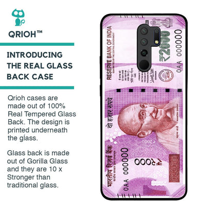 Stock Out Currency Glass Case for Redmi 9 prime