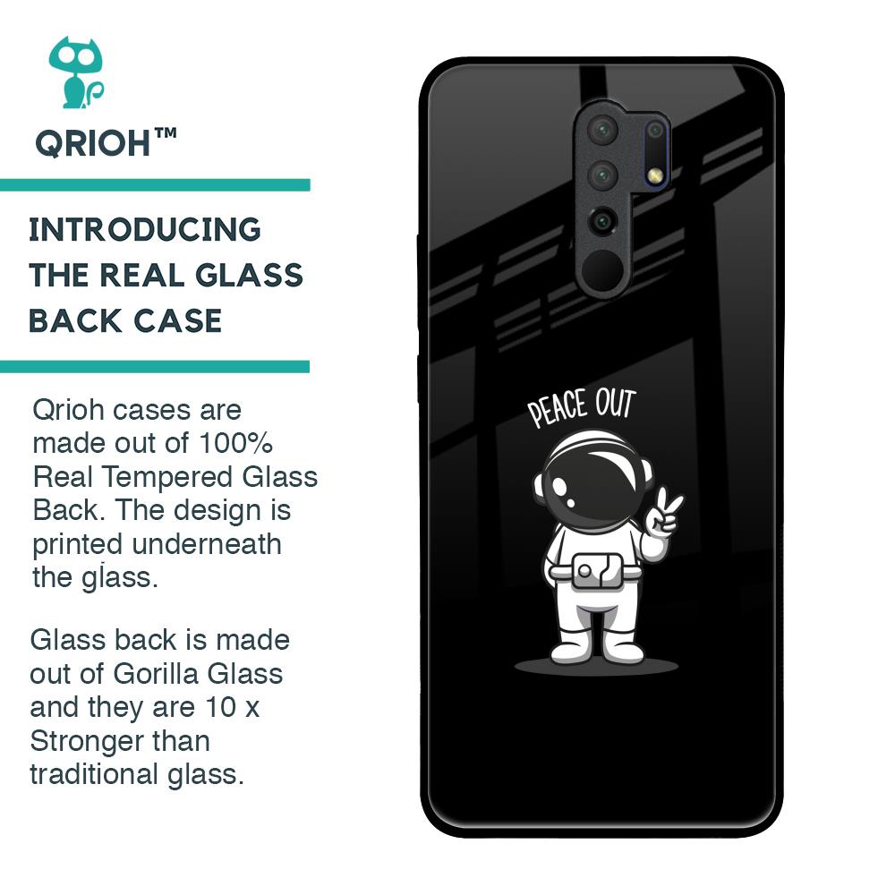 Peace Out Astro Glass Case for Redmi 9 prime