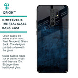 Dark Blue Grunge Glass Case for Redmi 9 prime