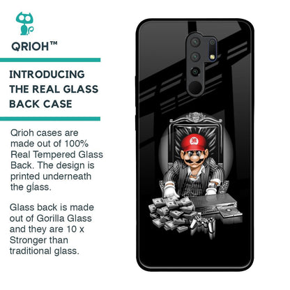 Dark Secret Glass Case for Redmi 9 prime