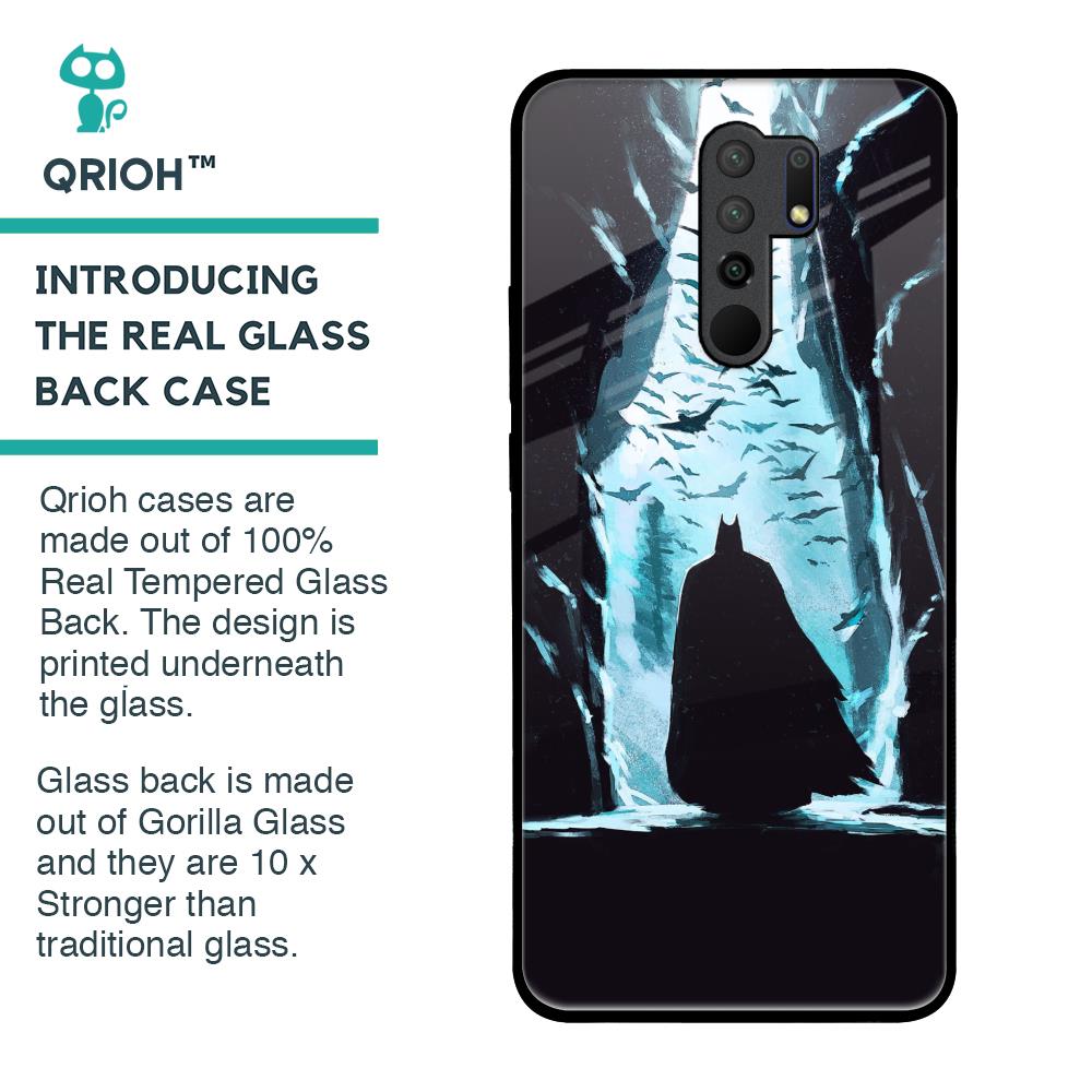 Dark Man In Cave Glass Case for Redmi 9 prime