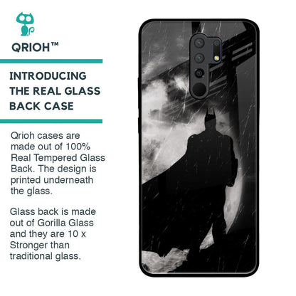 Dark Warrior Hero Glass Case for Redmi 9 prime