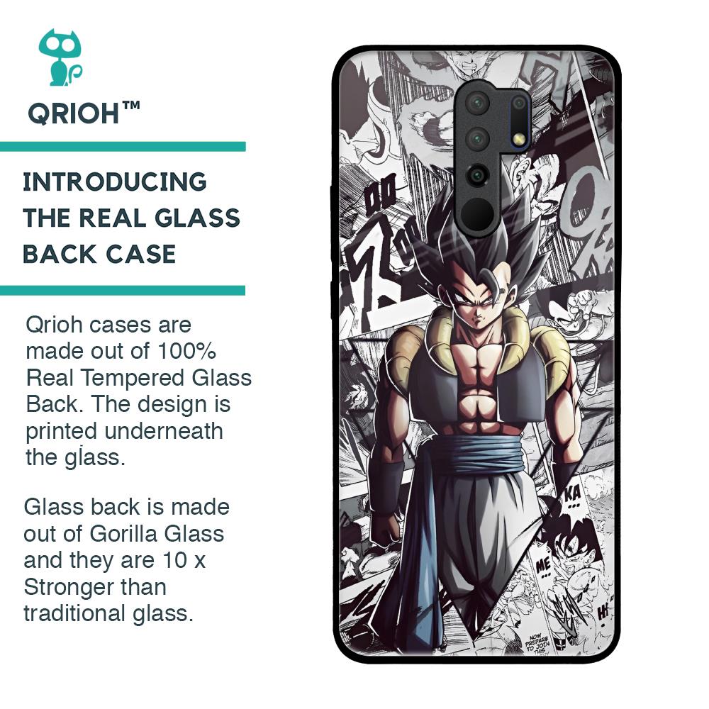 Dragon Anime Art Glass Case for Redmi 9 prime