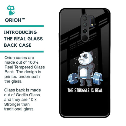 Real Struggle Glass Case for Redmi 9 prime