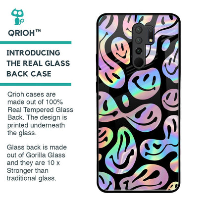 Acid Smile Glass Case for Redmi 9 prime