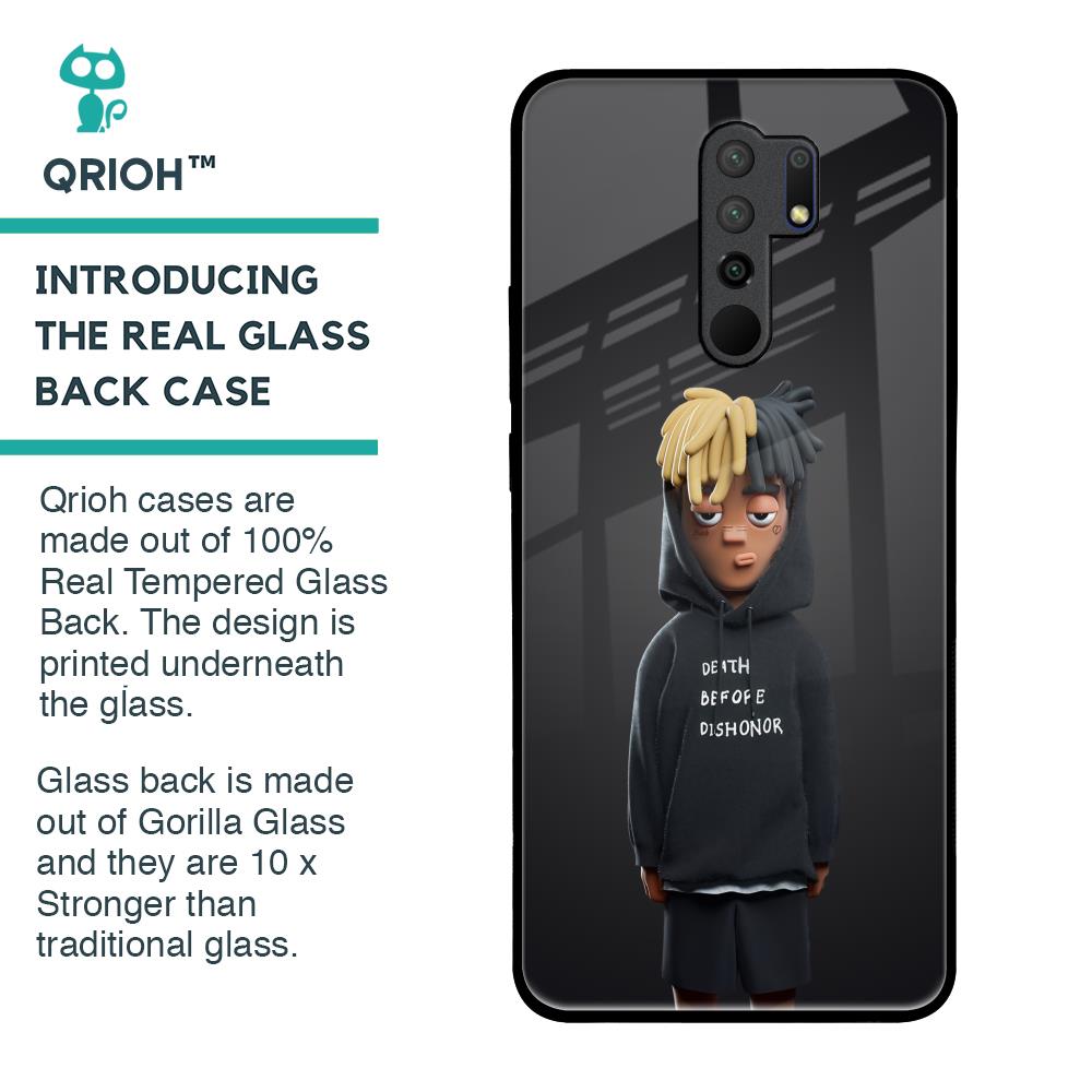 Dishonor Glass Case for Redmi 9 prime