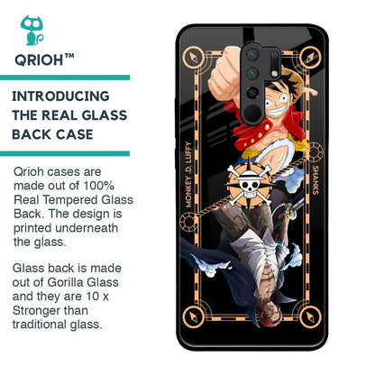 Shanks & Luffy Glass Case for Redmi 9 prime