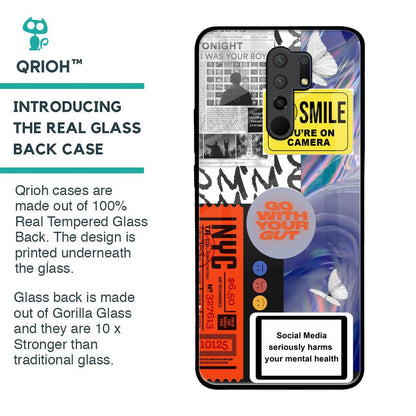 Smile for Camera Glass Case for Redmi 9 prime