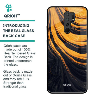Sunshine Beam Glass Case for Redmi 9 prime