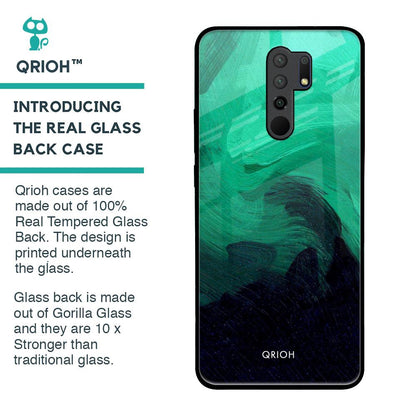 Scarlet Amber Glass Case for Redmi 9 prime