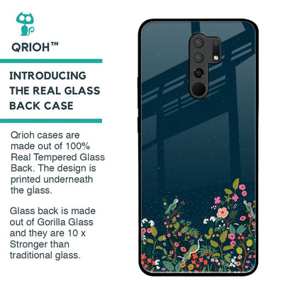 Small Garden Glass Case For Redmi 9 prime
