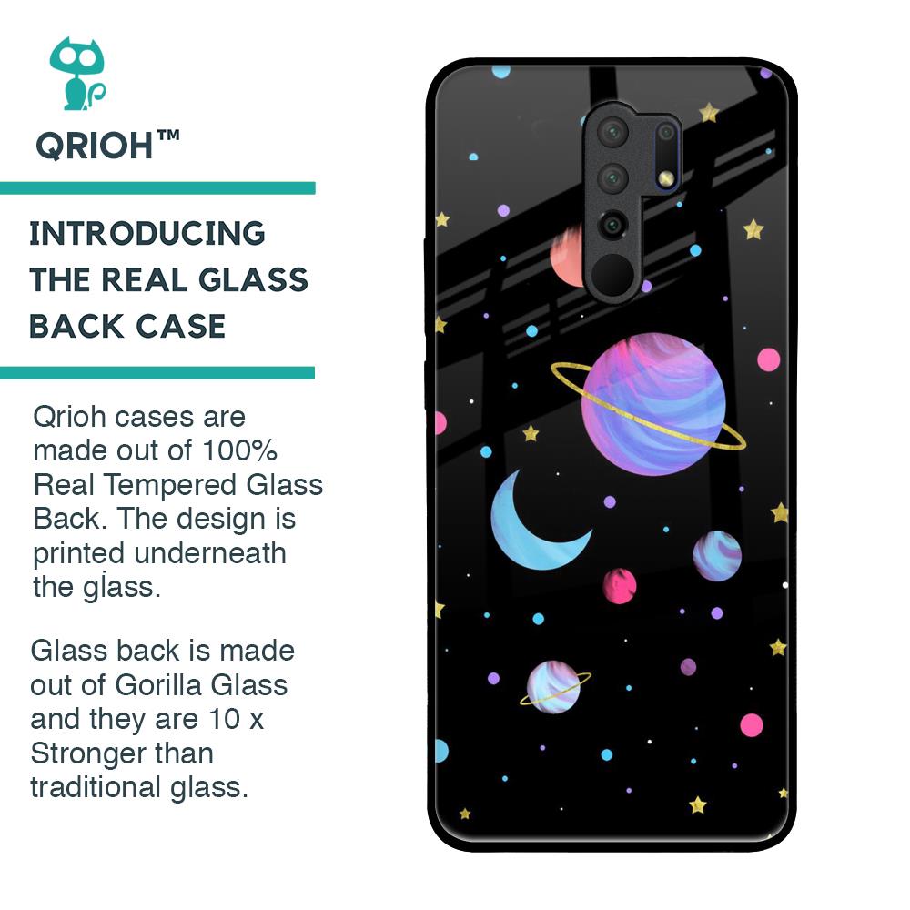 Planet Play Glass Case For Redmi 9 prime
