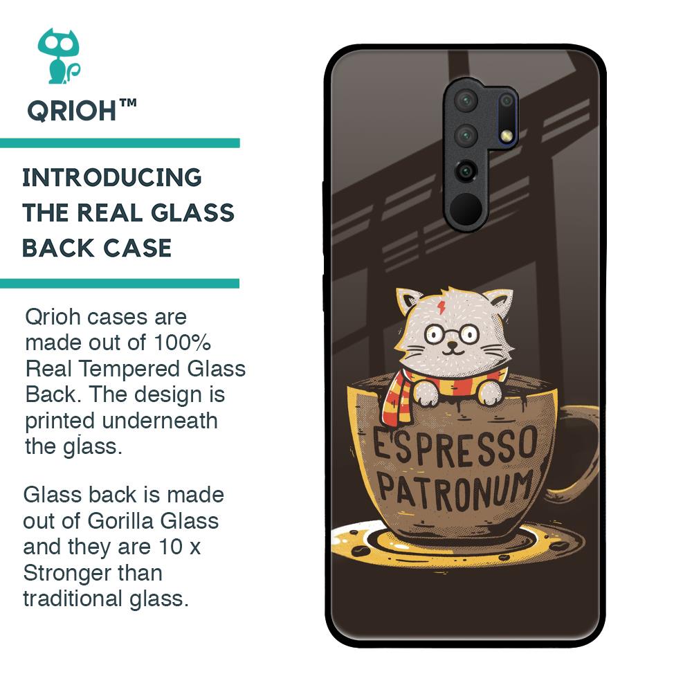 Tea With Kitty Glass Case For Redmi 9 prime