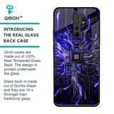 Techno Color Pattern Glass Case For Redmi 9 prime