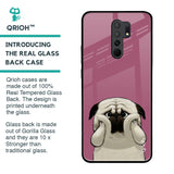 Funny Pug Face Glass Case For Redmi 9 prime