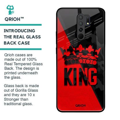 I Am A King Glass Case for Redmi 9 prime